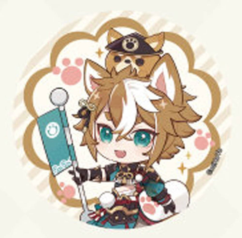 [New] Genshin Impact Collaboration Cafe Chibi Sparkling Can Badge Gorou / IPSTAR潮玩星球
