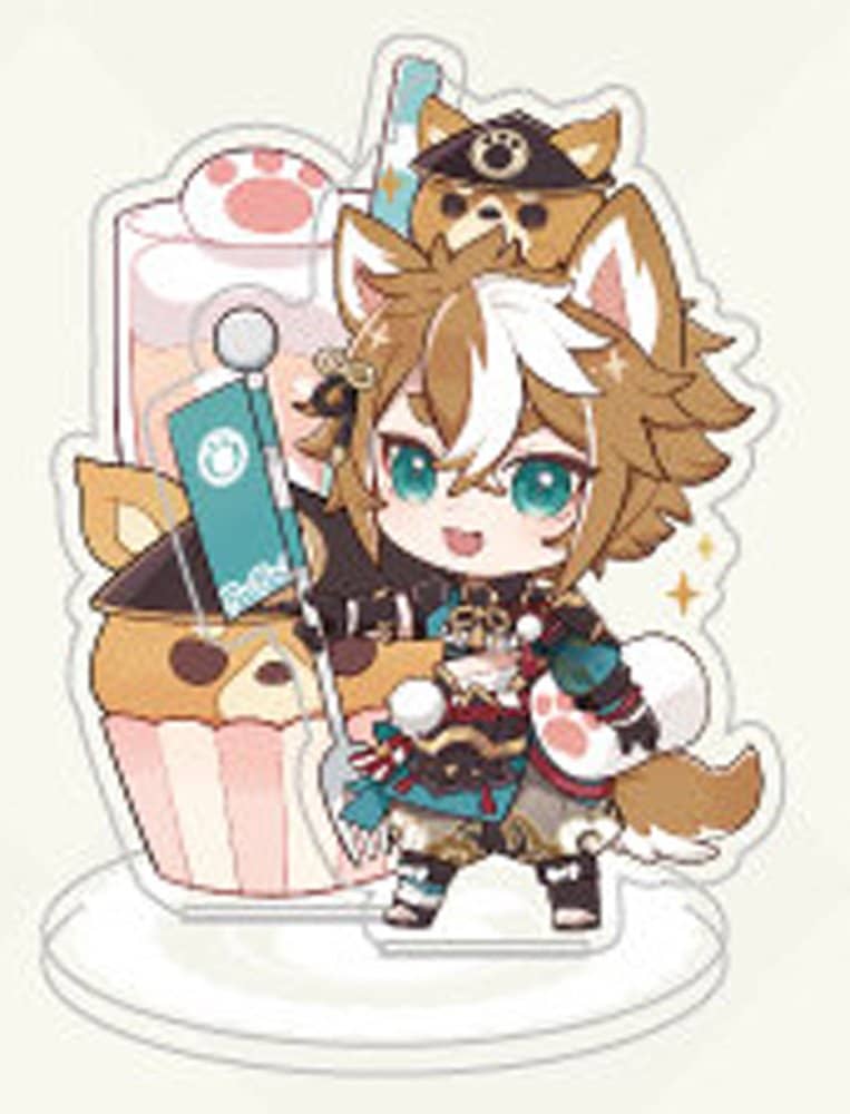 [New] 原神 联名咖啡厅 变形亚克力立牌 五郎 / IPSTAR潮玩星球