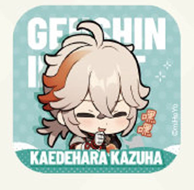 [New] Genshin Impact Collaboration Cafe Chibi Can Badge Kaedehara Kazuha / IPSTAR潮玩星球