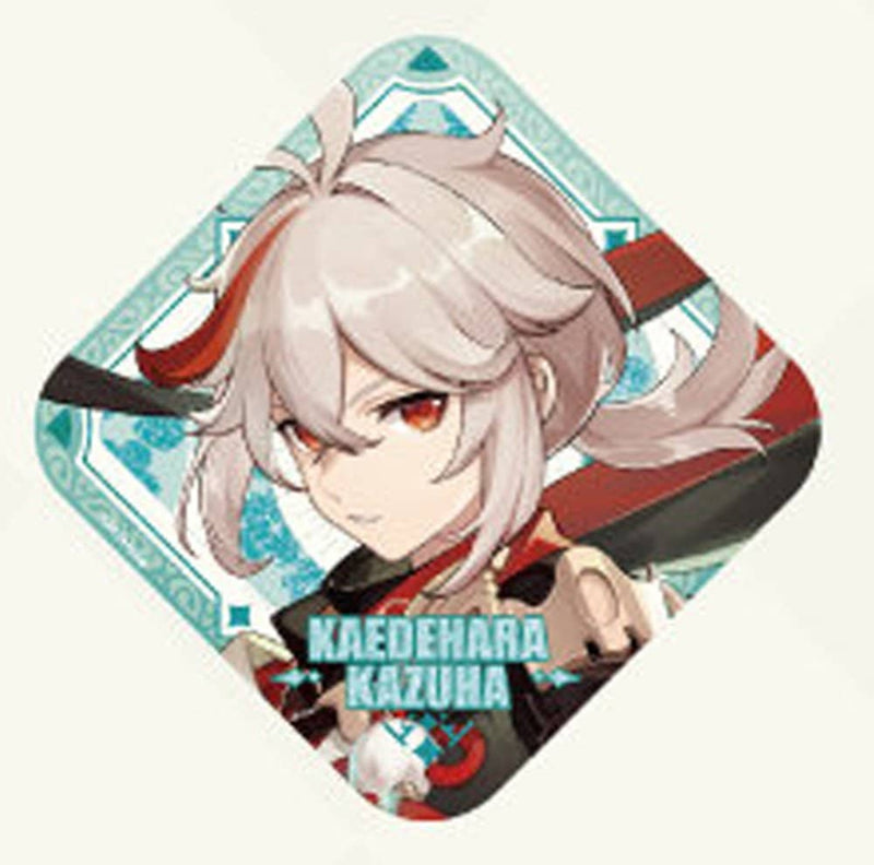 [New] 原神 联名咖啡厅 方形徽章 楓原万葉 / IPSTAR潮玩星球