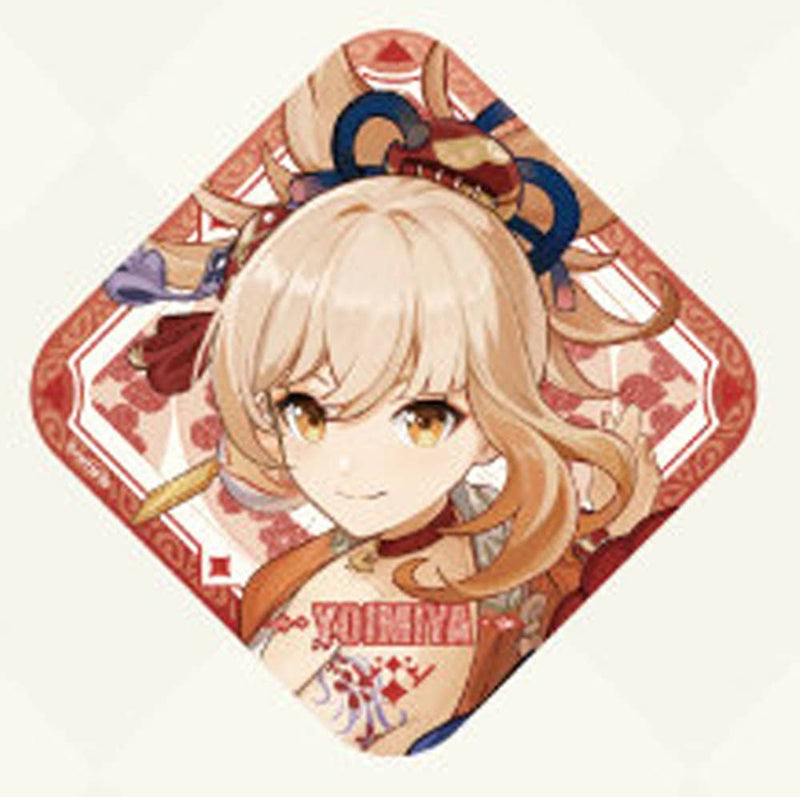 [New] 原神 聯名咖啡廳 方形徽章 宵宮 / IPSTAR潮玩星球