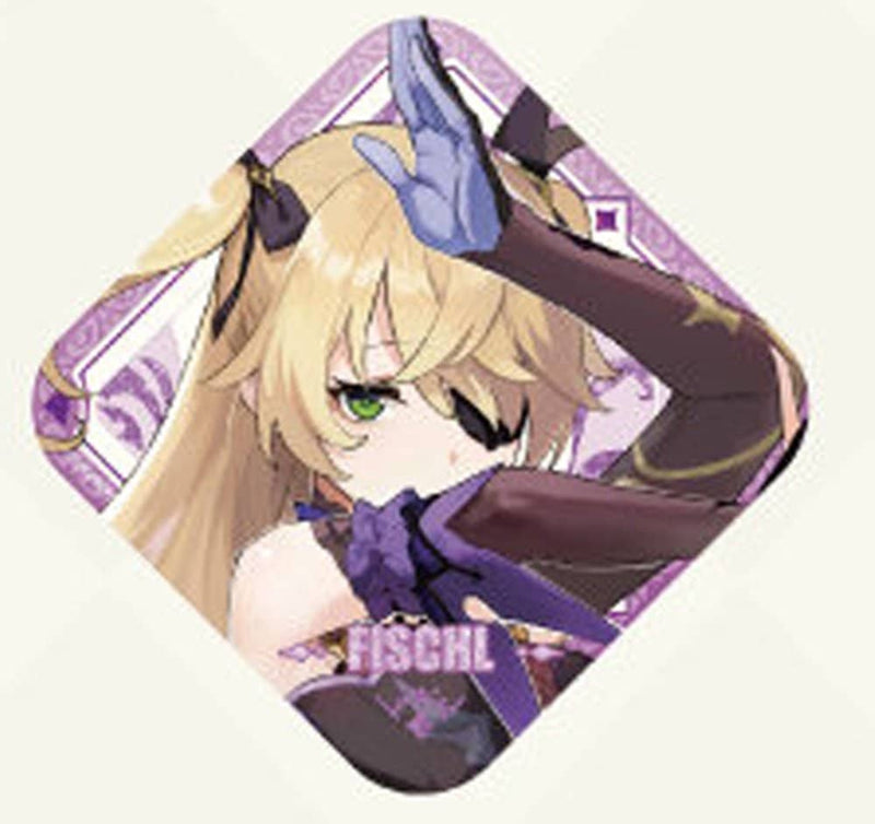 [New] 原神 聯名咖啡廳 方形徽章 菲謝爾 / IPSTAR潮玩星球