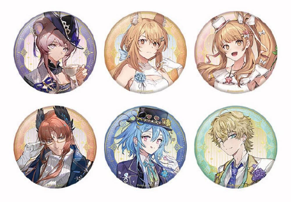 [Imported item] Arknights Collaboration Cafe Tea Party Promise Trading Can Badge / IPSTAR Shio Toy Seikyu