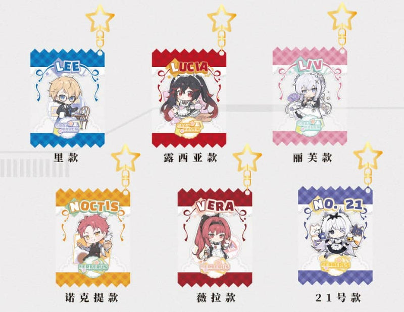 [New] Punishing: Gray Raven Collaboration Cafe Trading Keyholder (SD Character) 1BOX / IPSTAR潮玩星球