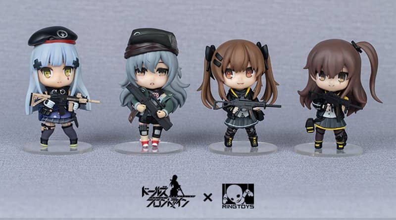 [New] "Dolls Frontline" 404 Platoon Official Movable Figure 4 Body Set / Ring Toys Release Date: Around April 2019