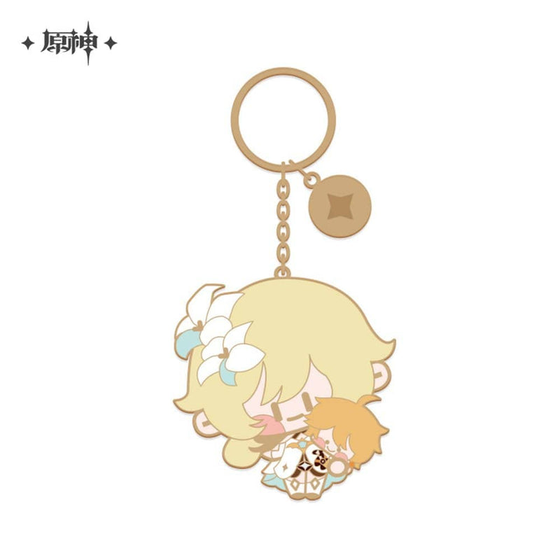 [New] Genshin Impact Character Metal Keyring Traveler / miHoYo