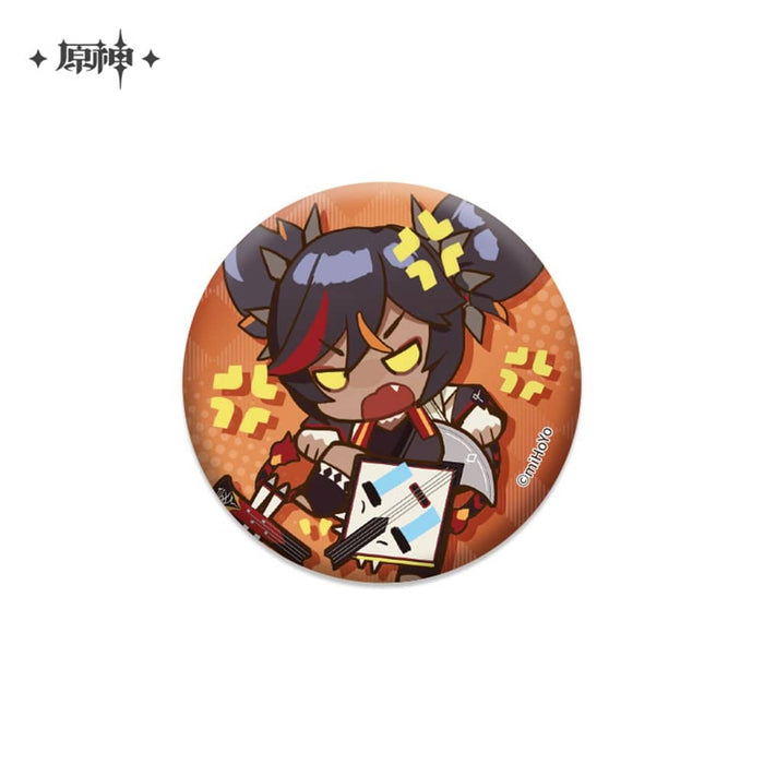 [New] Genshin Deformed Stamp Series Can Badge Spicy Flame / miHoYo Release Date: July 31, 2021