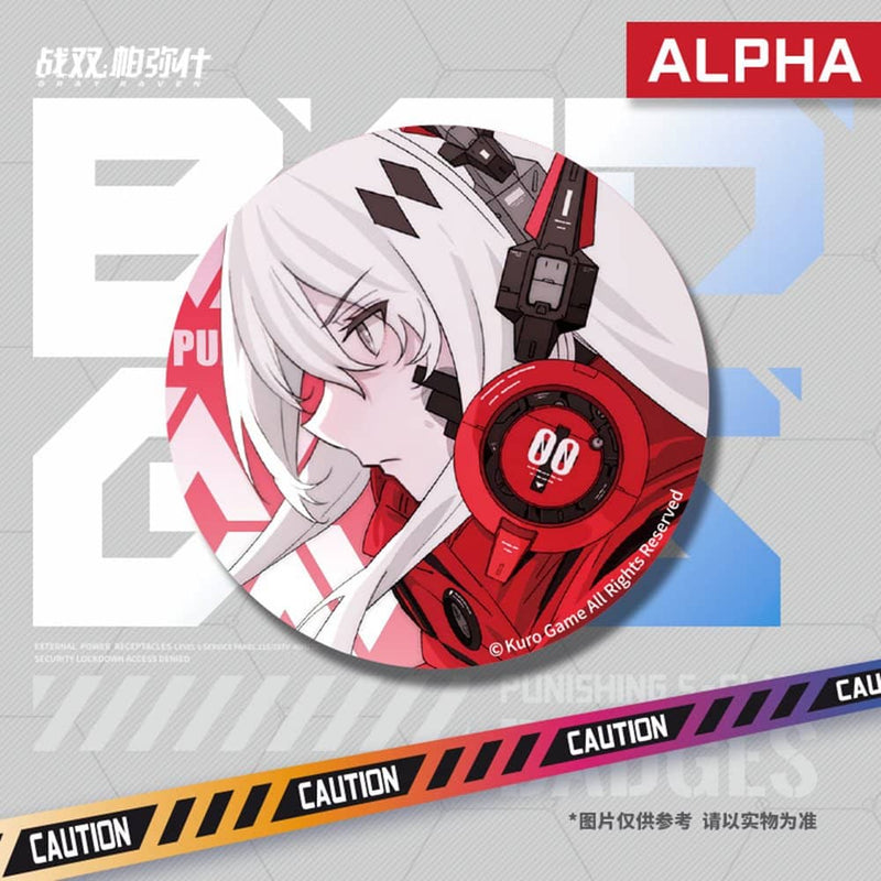 【新品】パニシング：グレイレイヴン 極・解放缶バッジ - ルシア・深淵ノ紅 / KURO GAME