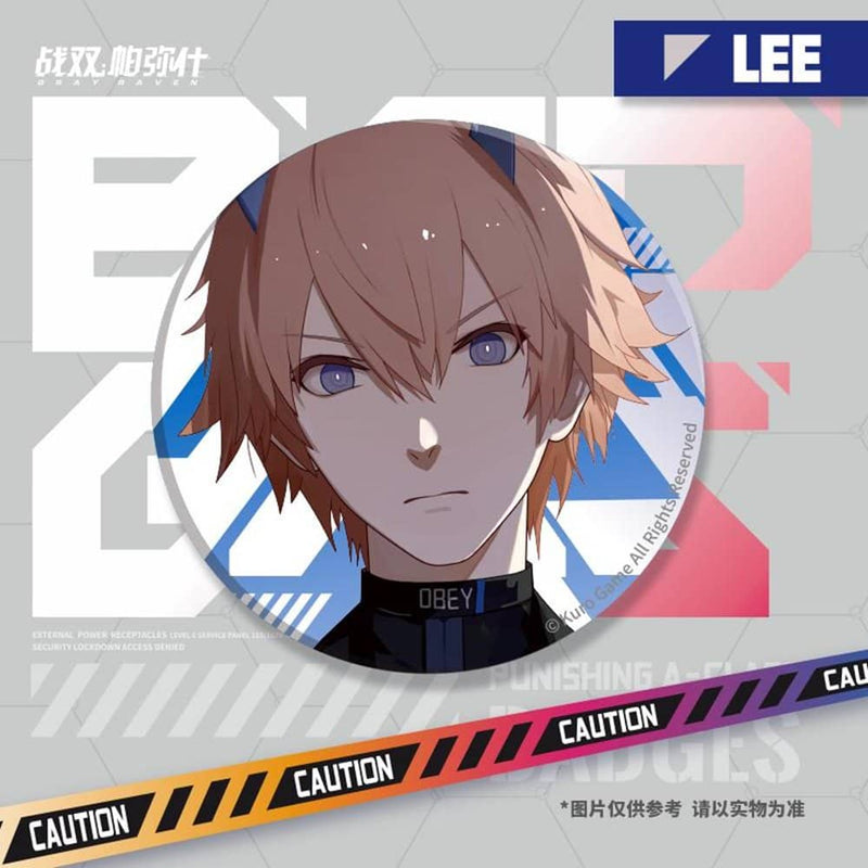 【新品】パニシング：グレイレイヴン 極・解放缶バッジ - リー・乱数 / KURO GAME