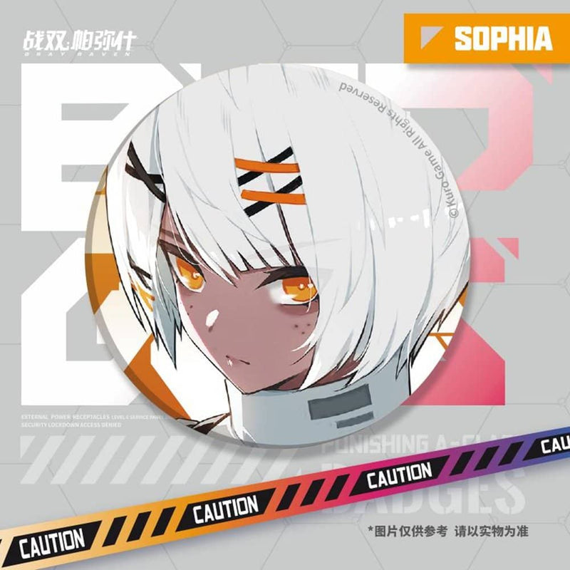 [New] Punishing: Gray Raven Extreme Liberation Can Badge - Sophia Silver Fang / KURO GAME