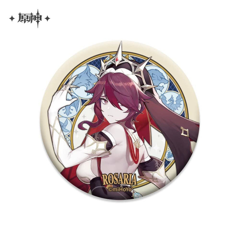 [New] Genshin Impact Mondstadt Series Character Can Badge Rosaria / miHoYo