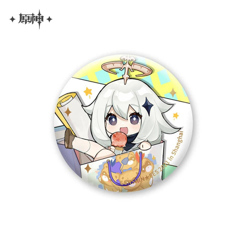[New] Genshin Impact "Carnival Gathering" Series Genshin FES Chibi Can Badge Paimon / miHoYo