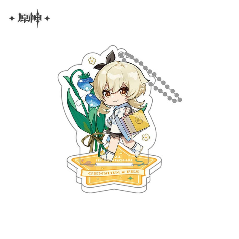 [New] Genshin Impact "Carnival Gathering" Series Genshin FES Chibi Acrylic Keychain Hotaru / miHoYo