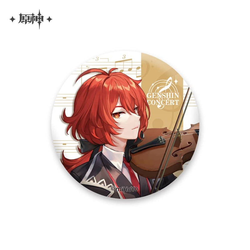 [New] Genshin Impact "Melodies of an Endless Journey" Character Can Badge Diluc / miHoYo