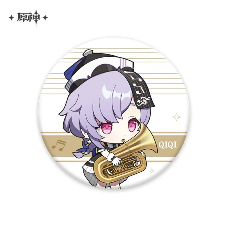 [New] Genshin Impact "Melodies of an Endless Journey" Character Deformed Can Badge Qiqi / miHoYo