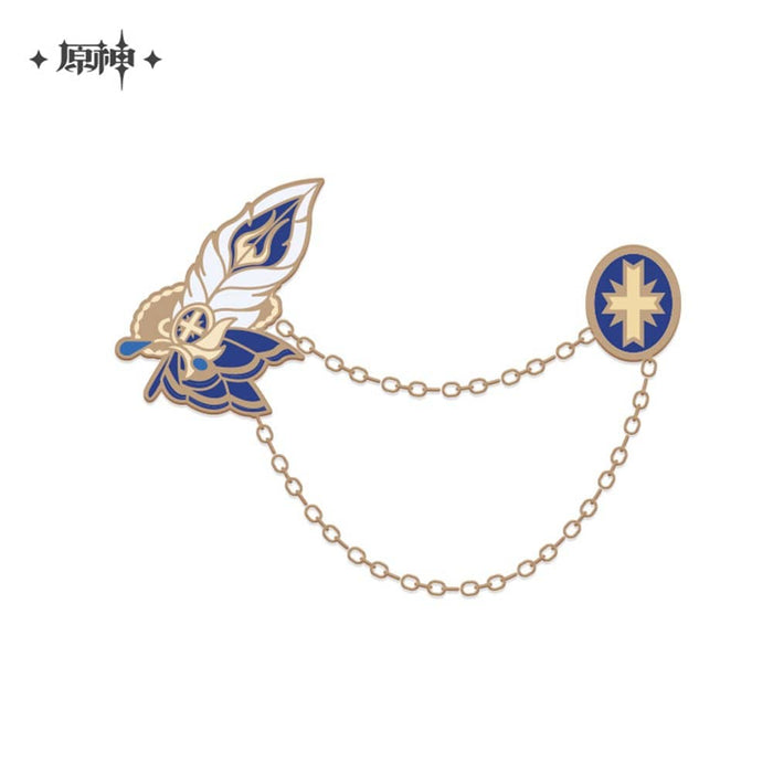 [Imported goods] Genshin Former aristocratic discipline series Metal brooch Former aristocratic wings (imported) / miHoYo
