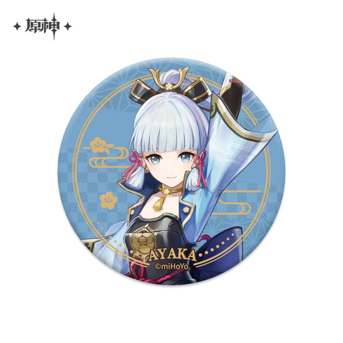 [Imported Goods] Genshin Lightning Series Character Can Badge (Ayaka Kamari) (Imported) / miHoYo