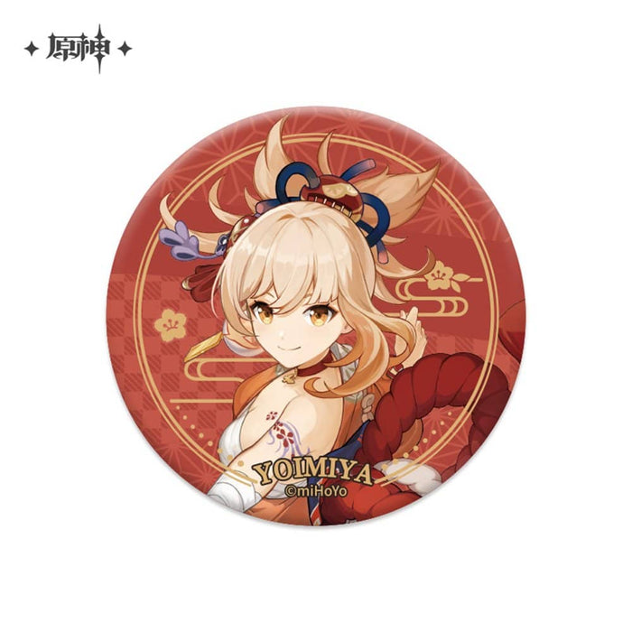 [Imported Goods] Genshin Lightning Series Character Can Badge (Evening Palace) (Imported) / miHoYo