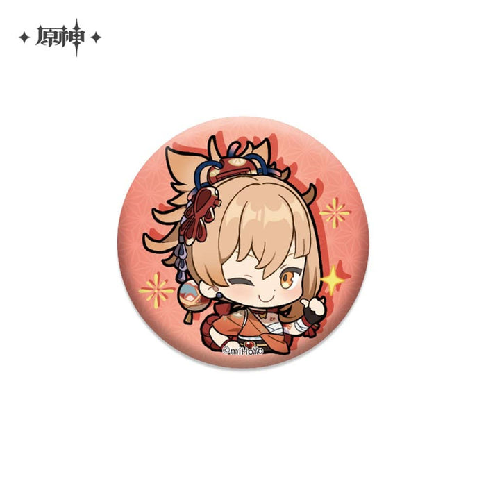 [Imported goods] Genshin Deformed Stamp Series Can Badge Evening Palace (Imported) / miHoYo