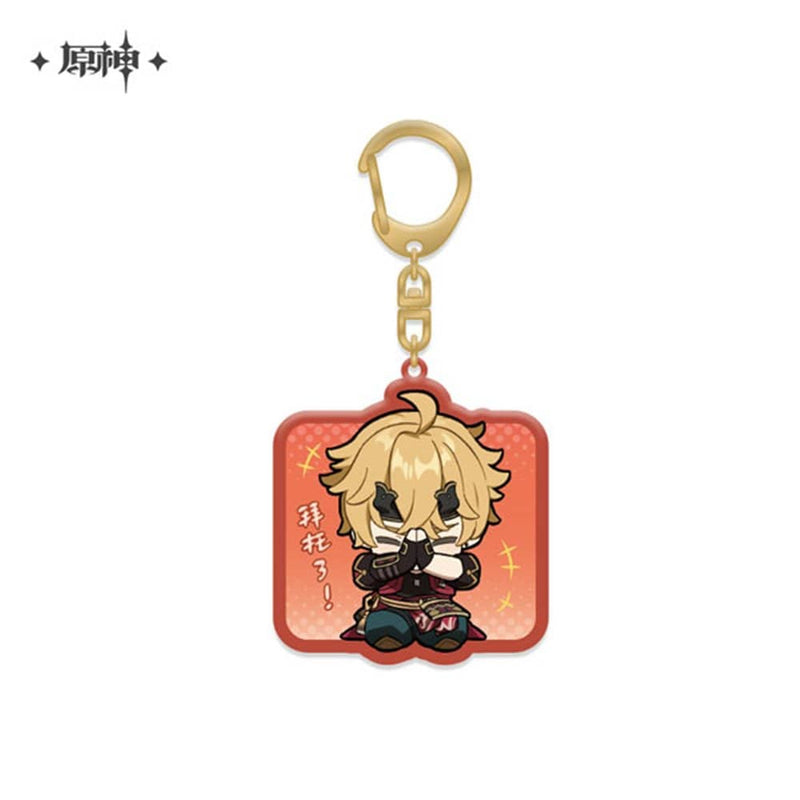 [New] Genshin Impact Chibi Character Acrylic Keychain Vol. 5 Thoma / miHoYo