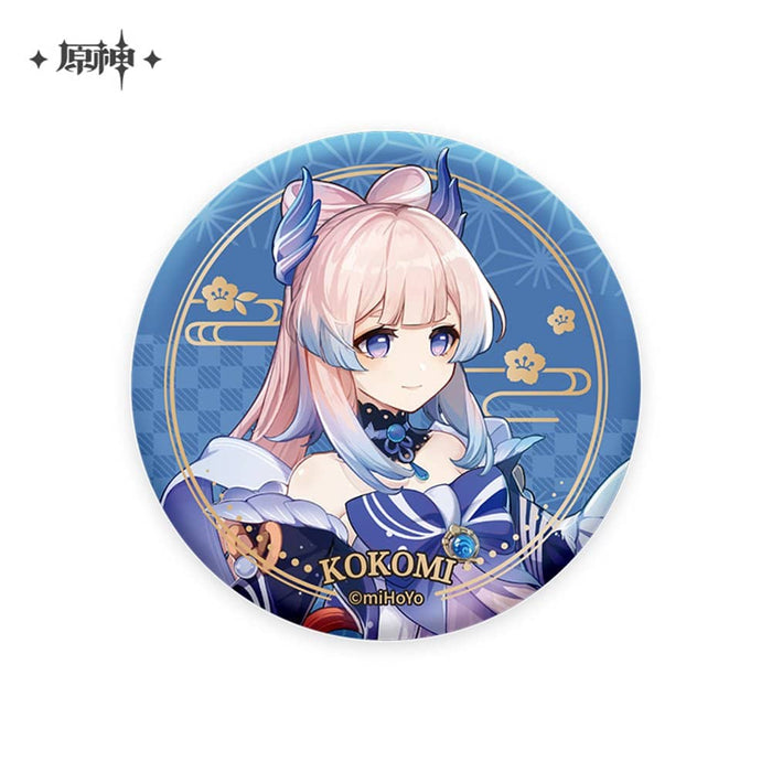[Imported Goods] Genshin Lightning Series Character Can Badge (Coral Palace Shinkai) (Imported) / miHoYo