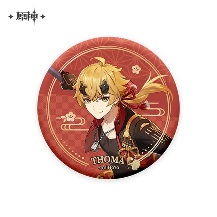 [Imported goods] Genshin Impact Lightning Castle Series Character Tin Badge Toma / miHoYo