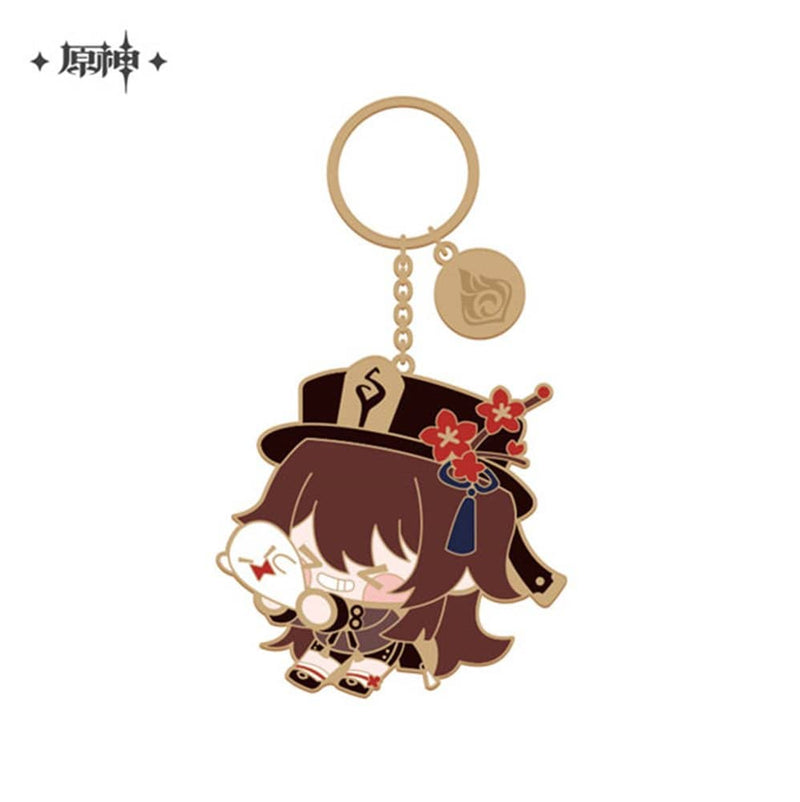 [New] Genshin Impact Character Metal Keyring Hu Tao / miHoYo