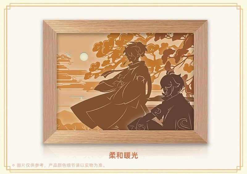 【新品】原神 「雷霆を追う孤独の旅」切り絵ランプ / miHoYo