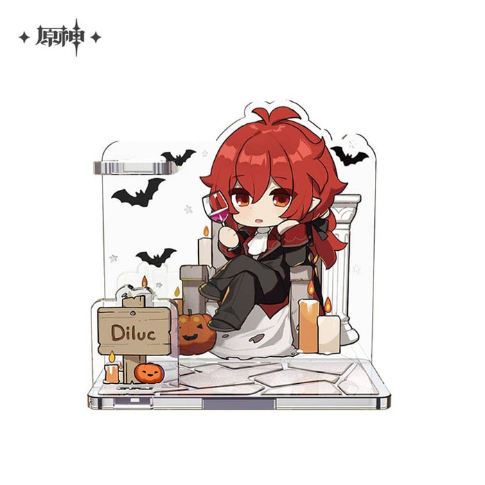 [Imported goods] Genshin Impact "Halloween transformation" Halloween series Acrylic stand Pen holder Dilook (imported) / miHoYo