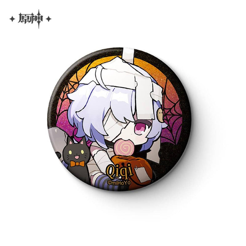 [New] Genshin Impact Halloween Series Can Badge Qiqi / miHoYo