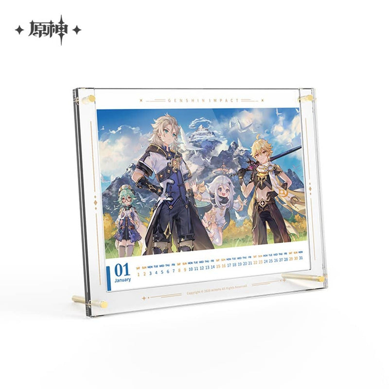 [New] Genshin Impact "Star's Wish" 2022 Calendar BOX / miHoYo