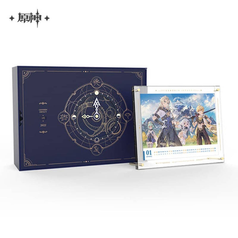[New] Genshin Impact "Star's Wish" 2022 Calendar BOX / miHoYo