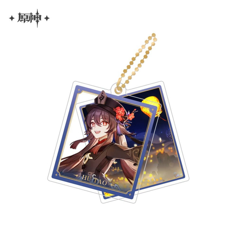 [New] Genshin Impact Two-Piece Acrylic Pendant Hu Tao / miHoYo