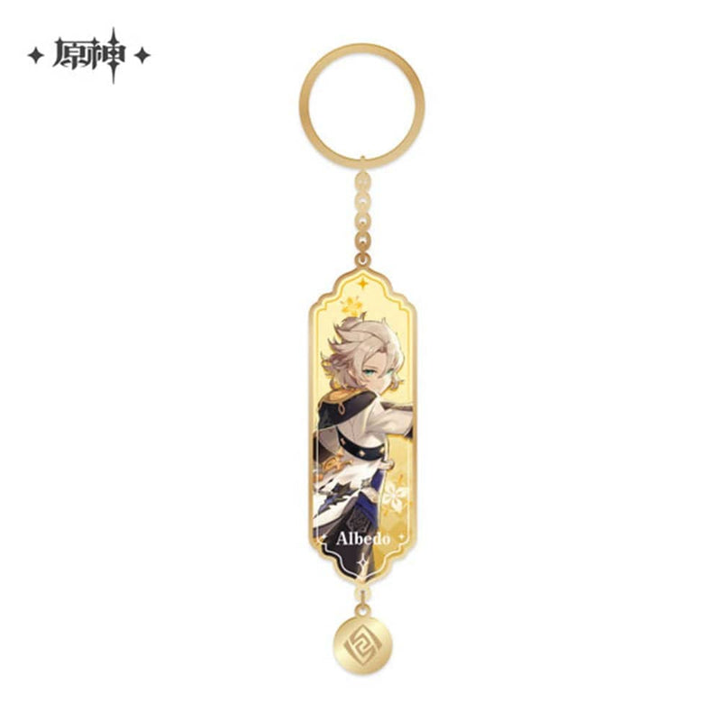 [New] Genshin Impact Character Metal Epoxy Keyring "Scion of the White Sand" Albedo / miHoYo