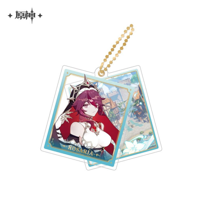[New] Genshin Impact Two-Piece Acrylic Pendant Rosaria / miHoYo