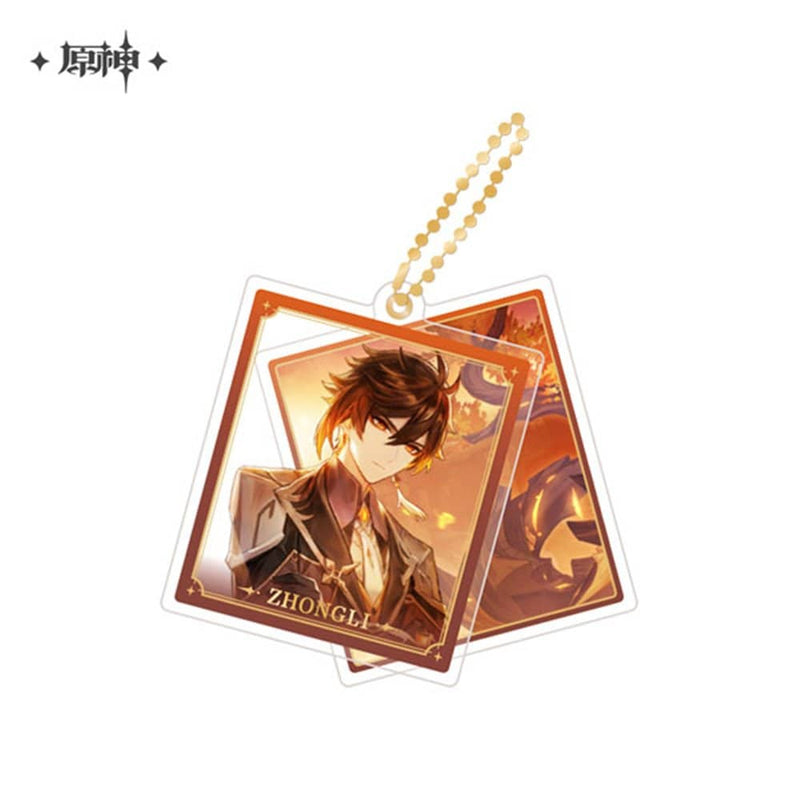 [New] Genshin Impact Wallpaper Character Double Acrylic Strap Zhongli / miHoYo