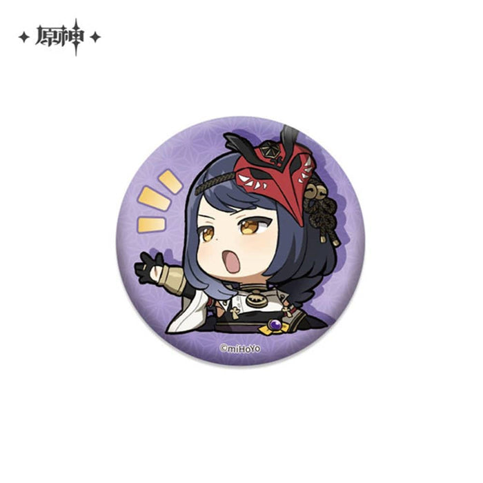 [Imported] Genshin Impact Official Goods Chibi Chara Can Badge Vol.