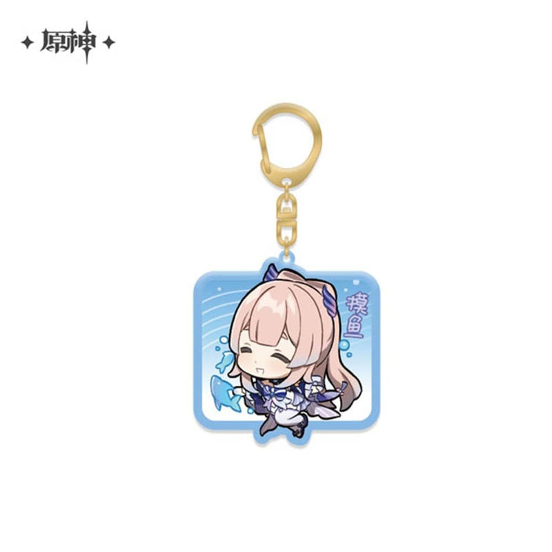 [New] Genshin Impact Chibi Character Acrylic Keychain 5th Series Sangonomiya Kokomi / miHoYo