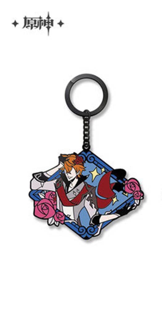 [New] Genshin Impact "Fool's World" Metal Keyring Tartaglia / miHoYo