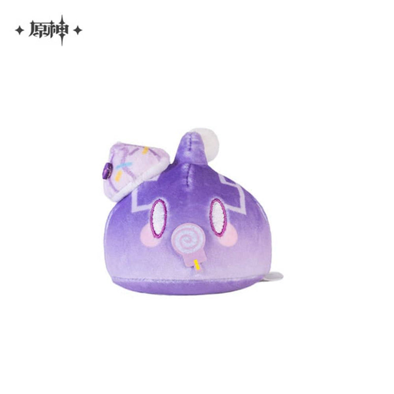 [New] Genshin Impact Slime Series Sweets Party Plush Raiden Shogun Slime - Blueberry Candy / miHoYo