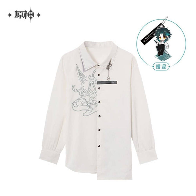 [New] Genshin Impact Character Image Apparel Series Shirt Chongyun White XXL Size / mihoyo