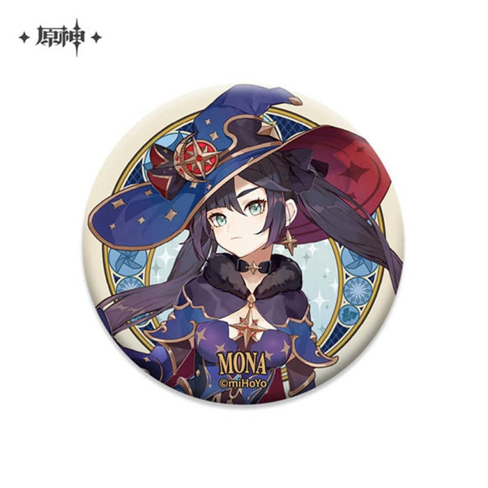 [Imported goods] Genshin Impact Mondo Castle Series Character Can Badge Mona - Promise of the Stars and Moon / mihoyo
