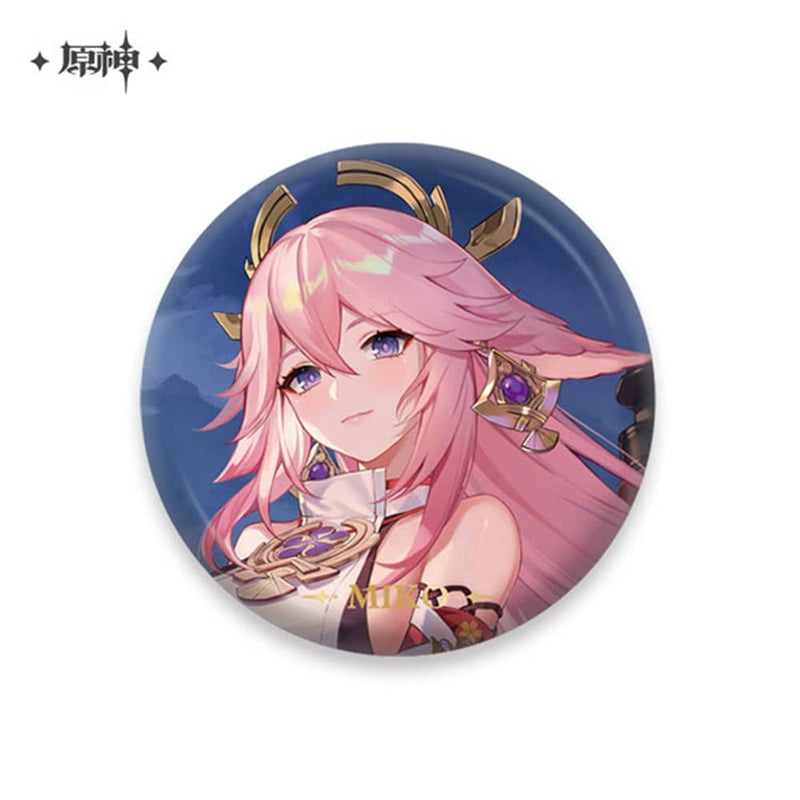 [New] Genshin Impact Character Can Badge Yae Miko / miHoYo