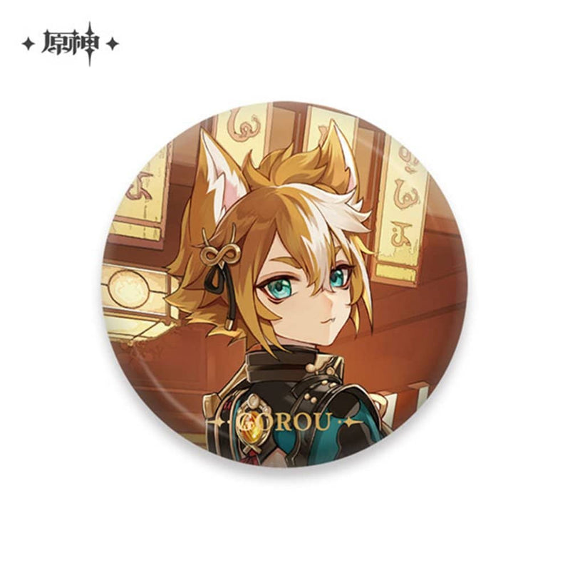[New] Genshin Impact Character Can Badge Gorou / miHoYo