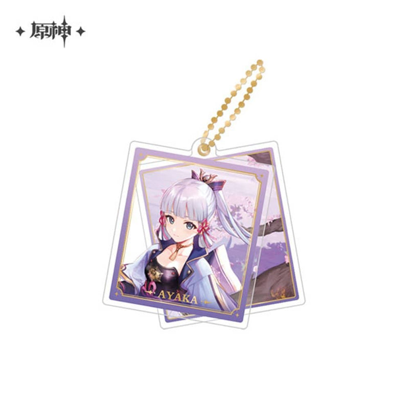 [New] Genshin Impact Character Double Acrylic Strap Kamisato Ayaka / miHoYo