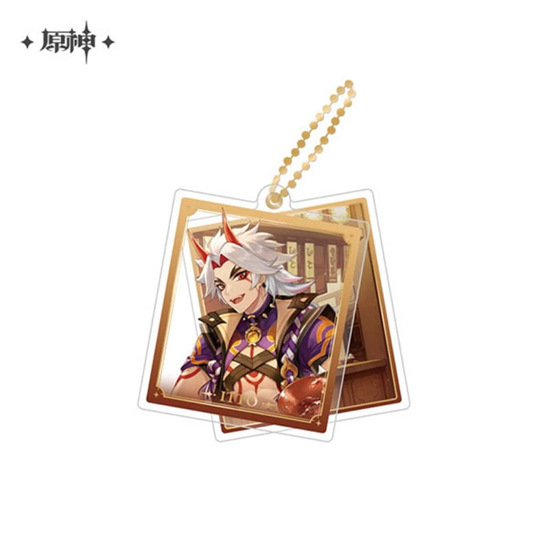 [New] Genshin Impact Character Double Acrylic Strap Arataki Itto / miHoYo