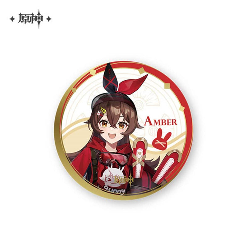 [New] Genshin Impact "Wind-Rising Journey" Character Can Badge Amber / miHoYo