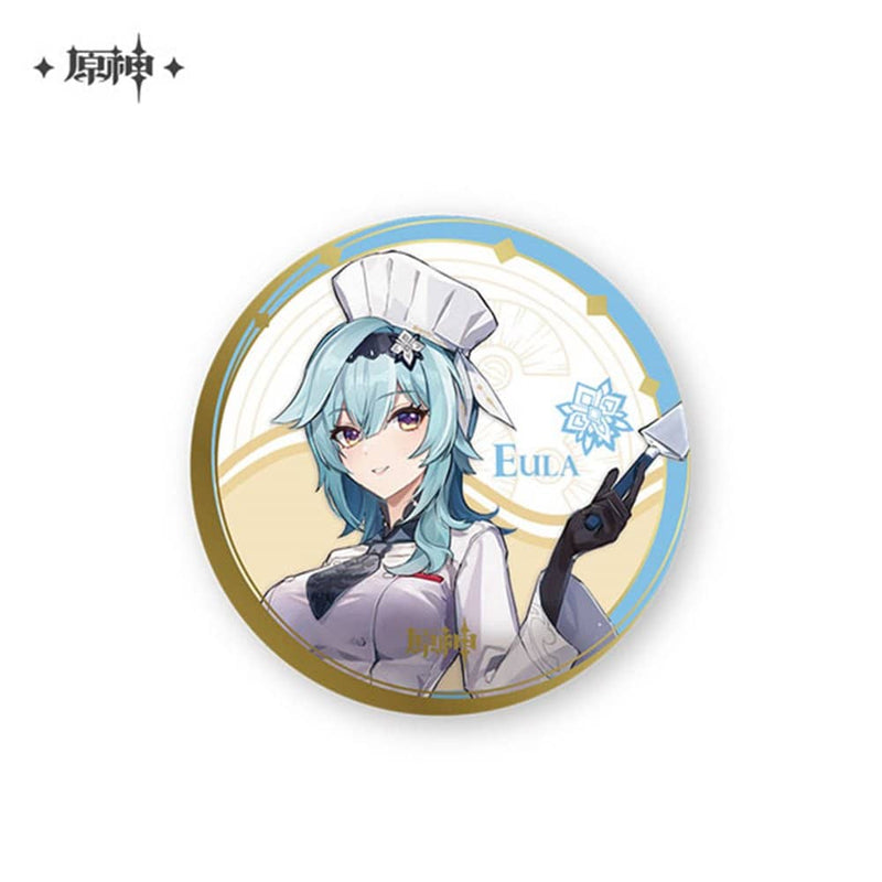 [New] Genshin Impact "Wind-Rising Journey" Character Can Badge Eula / miHoYo