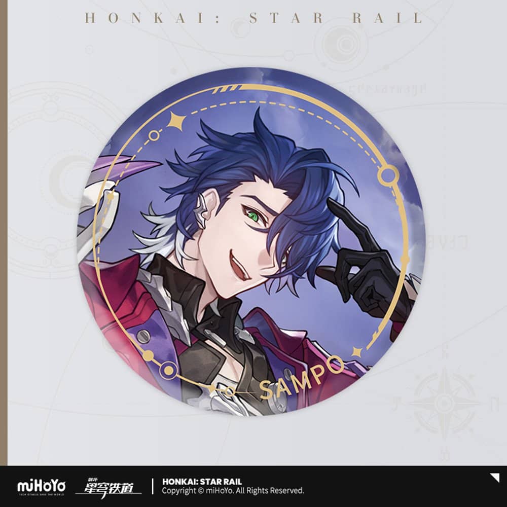 崩壊スターレイル サンポ・コースキ 缶バッジ 新品】崩壊：スターレイル 立絵シリーズ 缶バッジ 虚無運命 サンポ