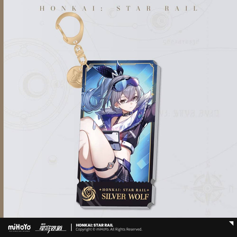 【新品】崩壊：スターレイル 立絵シリーズ アクリルストラップ 虚無運命 銀狼（ぎんろう） / miHoYo